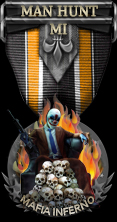 Mafia Inferno Game Money Bags Medal